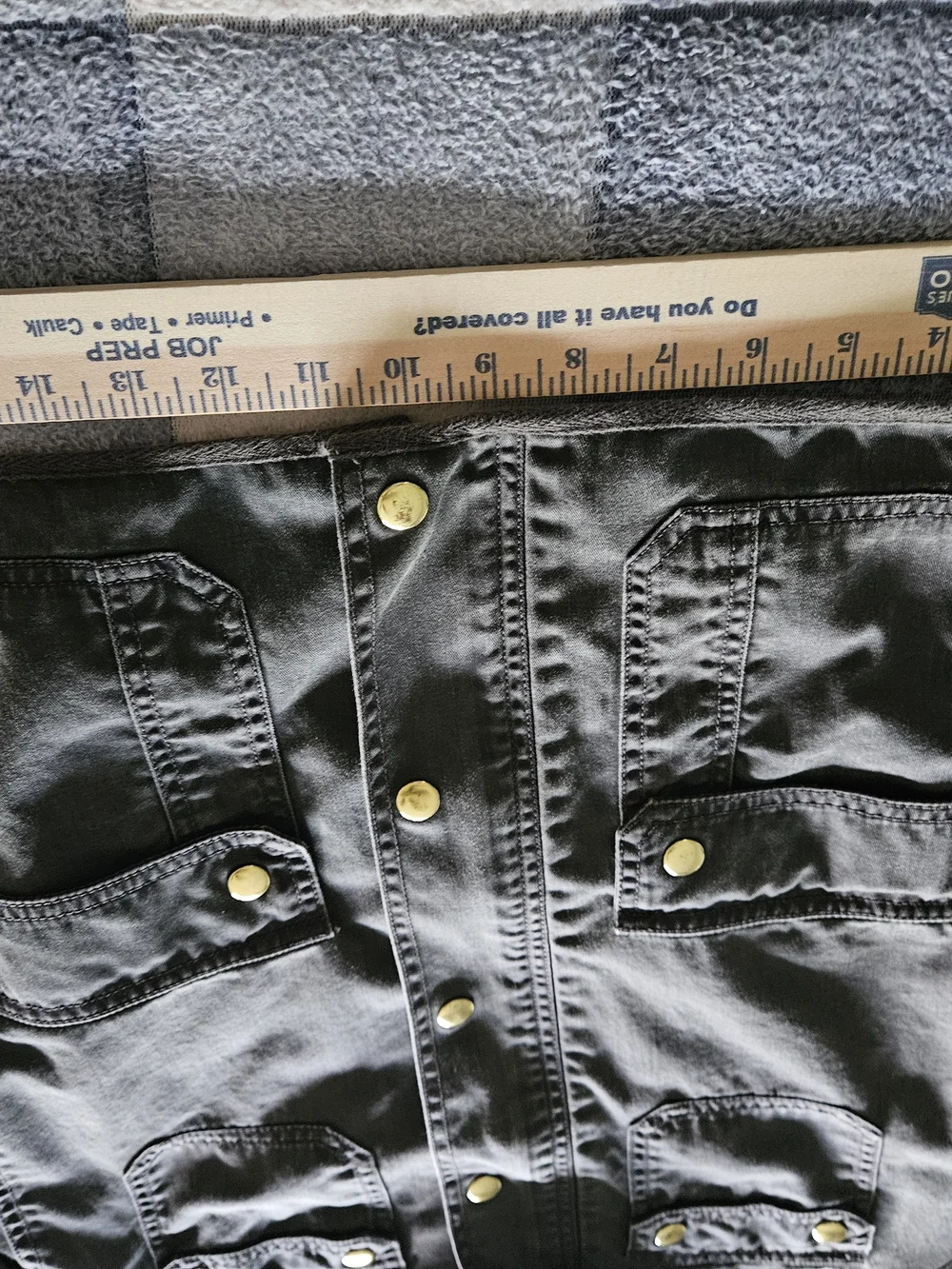 J. Crew Women's Washed Charcoal Utility Jacket
